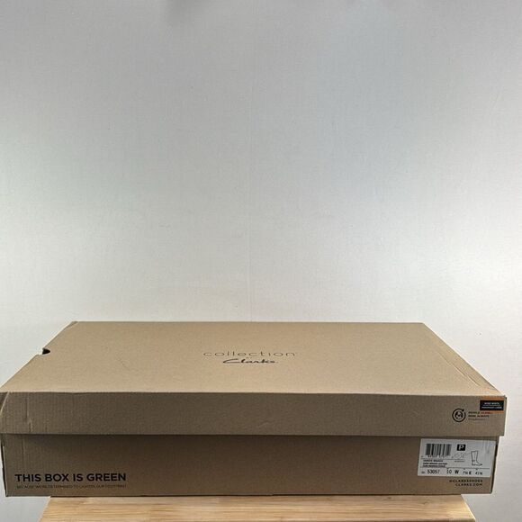 Clarks Camzin Branch Tall Regular Calf Boots- Dark Brown Leather- Sz 10 Wide - Picture 8 of 9